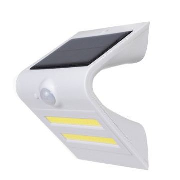 Solar LED Buitenlamp - 0.8 Watt - Schemer + bewegingssensor