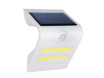 Solar LED Buitenlamp - 0.8 Watt - Schemer + bewegingssensor
