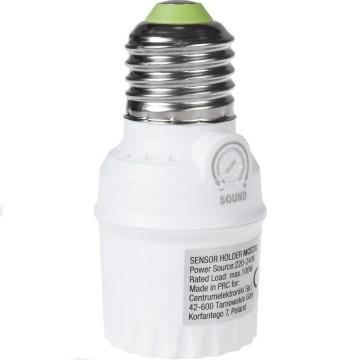 Lamphouder - Met geluidssensor - E27 fitting - 100W