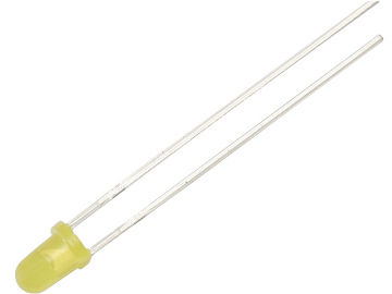 LED Diode - 3mm - Geel mat - Per stuk