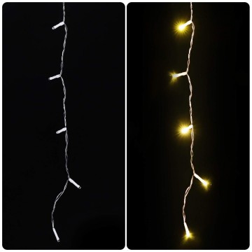 Led lichtsnoer - 3 x 1 meter - warm wit - 150 leds