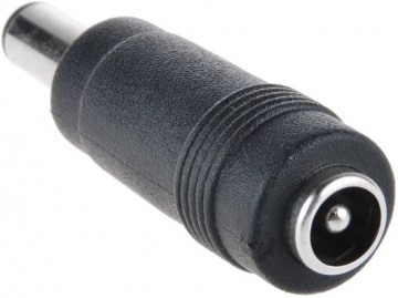 Male to female verloopstekker - 5.5 x 2.1 naar 5.5 x 2.5mm - D