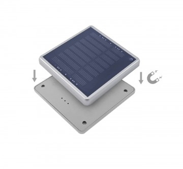 Solar LED parasolverlichting - Met schemersensor - Magnetisch