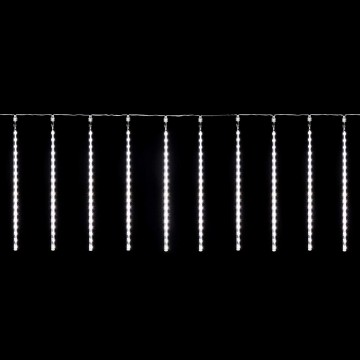 LED Meteoriet regenlichten - 360 LED ijspegels,10 spiralen - 50 cm tubes IP65