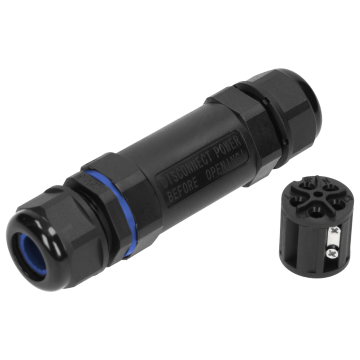 Waterdichte Kabelverbinder - 3x6mm² - UL94 V1