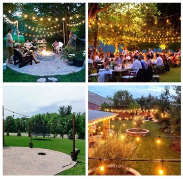 Led prikkabel - 40 lampen - 20 meter lichtsnoer - Waterdicht - 220 Volt