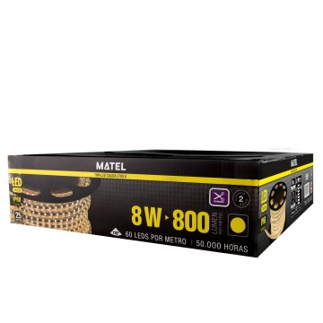 WARM WIT LED Strip Outdoor IP68 - 25 Meter - 220V - Matel2