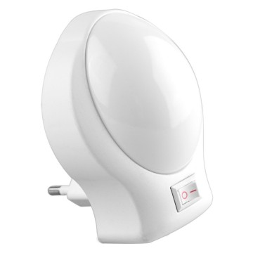 LED nachtlampje - 0.5W - schakelaar - met schemersensor