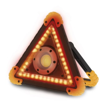 LED gevaren driehoek - 10 watt lamp - oplaadbaar