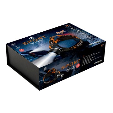 LED hoofdlamp - Oplaadbaar - 5 Watt - 500 Lumen 