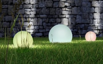 LED tuinbol 15cm - Solar - Multi color