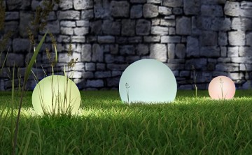 LED tuinbol 63cm - Solar - Multi Color