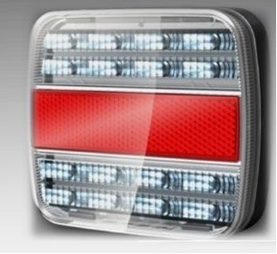 LED achterlicht unit / rem / kenteken / knipperlicht - aanhanger