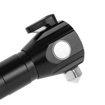 Oplaadbare LED zaklamp - 285 Lumen - Veiligheidshamer + mes