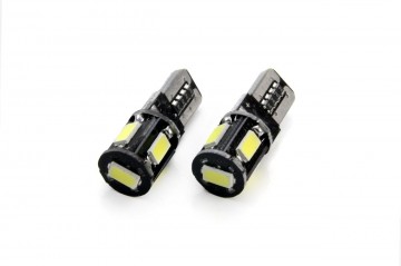 T10 - 5730 - Canbus - 5 LED - 12 volt - 2 stuks 