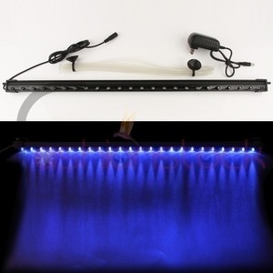 Aquarium LED licht lucht- gordijn BLAUW WIT 62cm