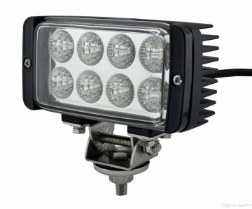 LED SPOT - 8 x 3 watt - front light - WIT - OFF-ROAD - Rectangle