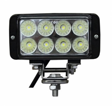 LED SPOT - 8 x 3 watt - front light - WIT - OFF-ROAD - Rectangle