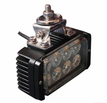 LED SPOT - 8 x 3 watt - front light - WIT - OFF-ROAD - Rectangle