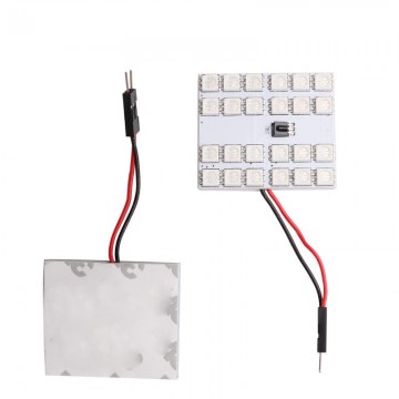 RGB tuning LEDs - 24SMD - Met afstandsbediening - 12V - 2 stuks