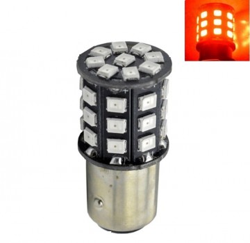 ROOD - BA15S - LED - 33 SMD - 2835 - 12V