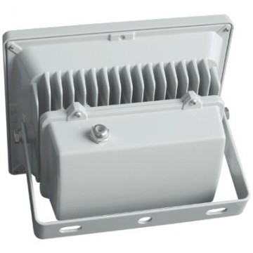 30W LED Schijnwerper Warm Wit IP65 grijze behuizing