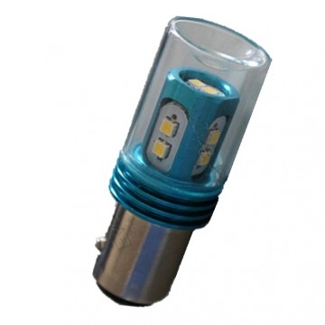 BAY15D LED 10-SMD 3535 lamp 12v wit