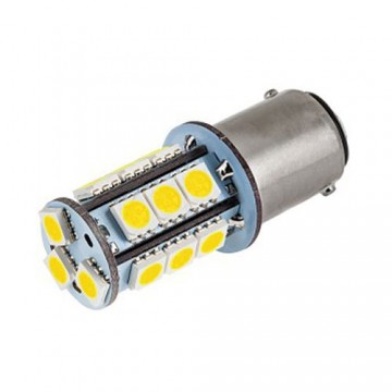 (BA15D) DC marine - 5050 - 24V - 18 SMD - Warm wit