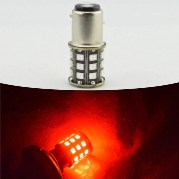 ROOD - BAY15D - LED - 33 SMD - 2835 - 12V