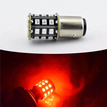 ROOD - BAY15D - LED - 33 SMD - 2835 - 12V