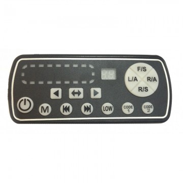 LED zwaaibalk - 120cm - ECE R65 R10 + controller - Amber