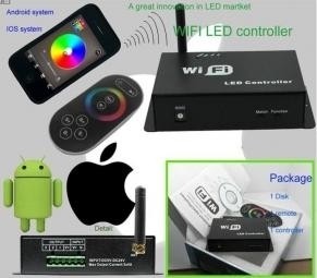 Wifi RGB Led controller voor Android of Apple iOS