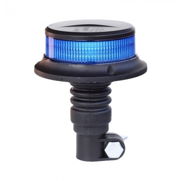 Blauw dakzwaailicht / flitser - 18 LED - R10 / R65 - FLEX