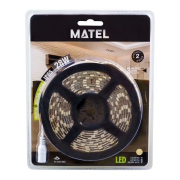 Complete set - 3 meter led strip  - Neutraal wit - Waterproof