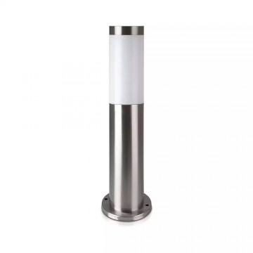 LED buitenlamp - 45cm - RVS pilaar - BOLLARD E27
