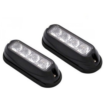 ORANJE bumper flitser - E keurmerk - R65 - 4 LED - synchronisatie