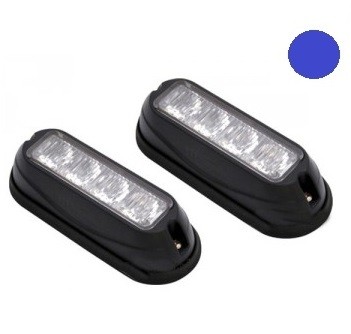 BLAUW bumper flitser - E keurmerk - R10 - synchronisatie