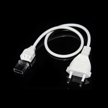 Cable conexion para tira led autorectificada 220v ac cob silicone flex ancho 10 mm monocolor1