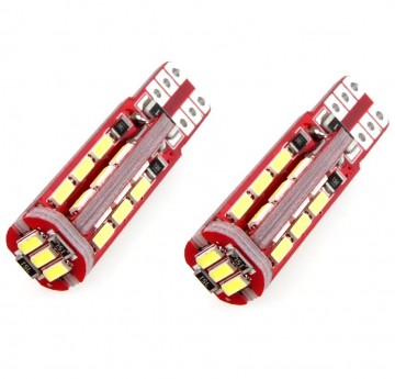 T10 - 4014 - 27 smd - Canbus - 2 stuks