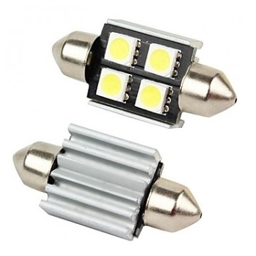 CANBUS 36mm 4 LED dome auto interieur lamp C5W