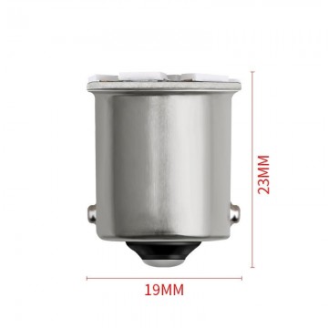 ORANJE - BA15S - LED - 9 SMD - 1156 - 12V