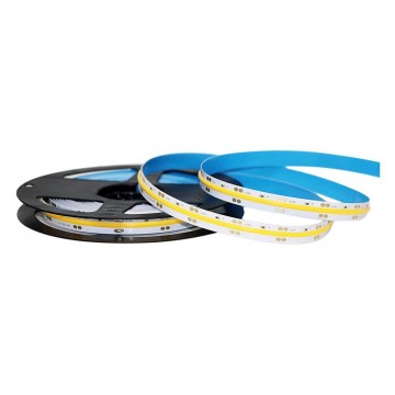 5 meter warm wit led strip - 280 leds - 24 Volt - 50 watt - COB