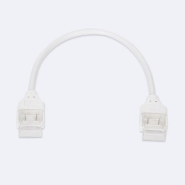 Conector hipopotamo doble con cable para tira led autorectificada 220v ac smd silicone flex ancho 12 mm1 0