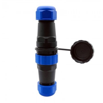 Male + Female - waterdichte kabelverbinder - 5 aderig - IP68