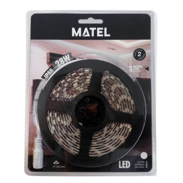 Complete set - 3 meter led strip - Koud wit - Waterproof
