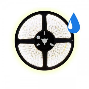 7,5 meter koud wit led strip waterproof - IP65 - 120Leds/m - 3528