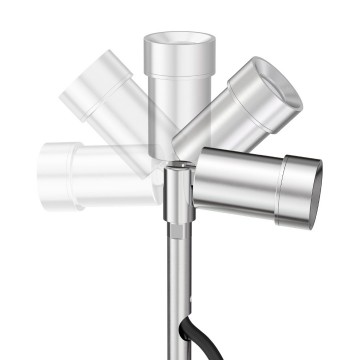 4x LED grond spot - 12V - 1,5 Watt - Complete set