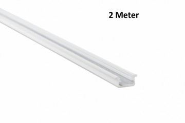 2 meter - Inbouw 9,3mm DESIGN B WIT - LED Profiel - aluminium