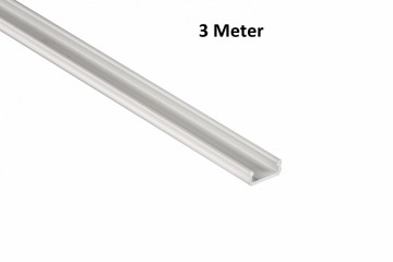 3 meter - 6.3x16mm DESIGN D WIT - LED Profiel - aluminium