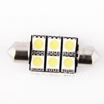 41mm 6 LED C5W SMD auto interieur dome lamp